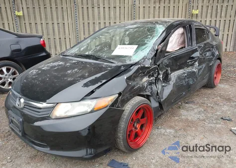 2012 Honda Civic Lx из США, поврежденный, VIN 19XFB2F51CE382957